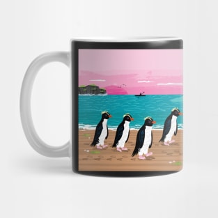 Penguins and Dolphins Mug